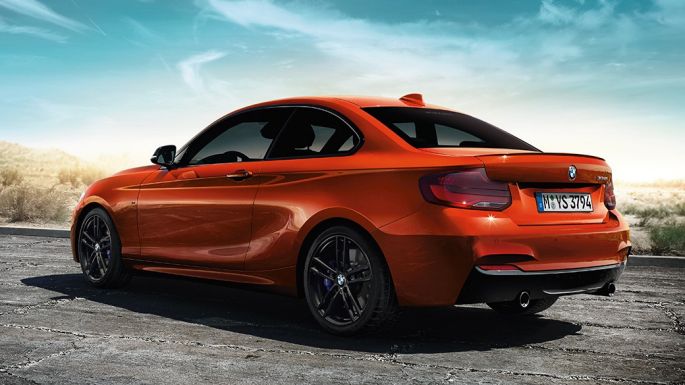 BMW 2 Series Coupé, three-quarter rear shot BMW 2 Series Coupé, three-quarter rear shot