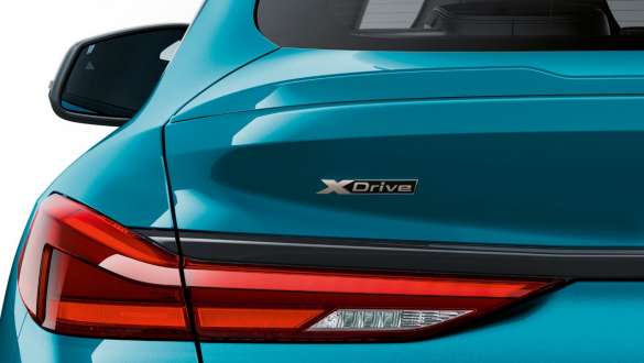 BMW 2 Series Gran Coupé F44 with BMW xDrive BMW 2 Series Gran Coupé F44 with BMW xDrive close-up rear