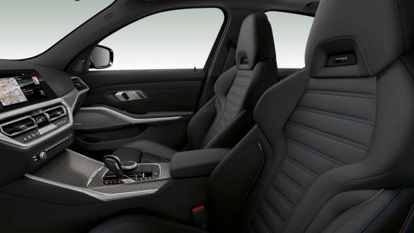 Sport seats & M seat belts BMW M340i xDrive Sedan G20 2020 BMW M340i xDrive Sedan G20 2020 Sport seats & M seat belts interior
