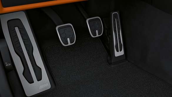 Integrated M specific braking system BMW M3 Sedan G80 2020 BMW M3 Sedan G80 2020 Integrated M specific braking system pedals cockpit
