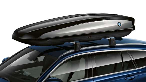 BMW roof box 520 black/titanium silver. BMW M340i xDrive and M340d xDrive Touring G21 BMW roof box 520 black/titanium silver
