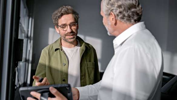 BMW specialist is polishing car BMW Repair & Care BMW specialist is polishing car