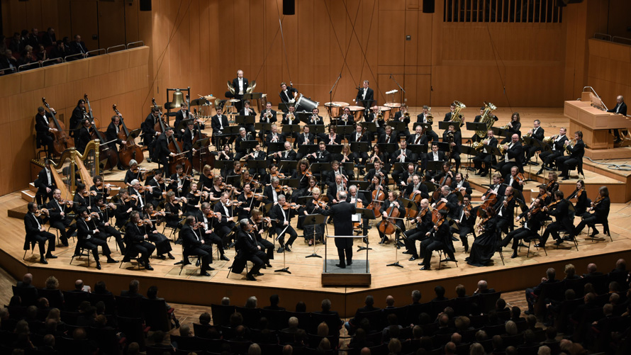 Die Münchner Philharmoniker mit Chefdirigent Valery Gergiev. © Andrea Huber
