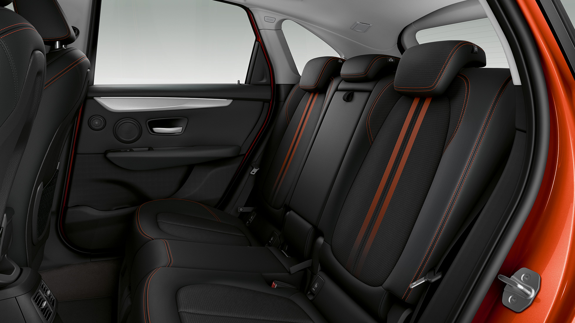 Backseat BMW 2 Series Active Tourer Backseat BMW 2 Series Active Tourer F45 2018 interior