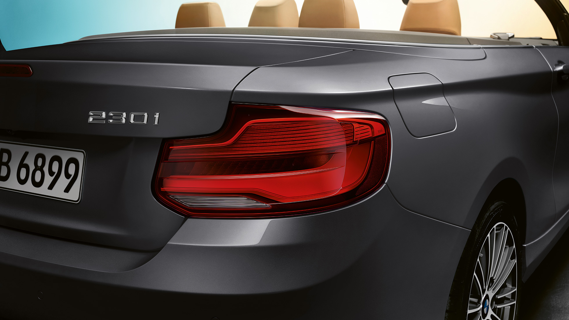 BMW 2 Series Convertible, model name at rear BMW 2 Series Convertible, model name at rear