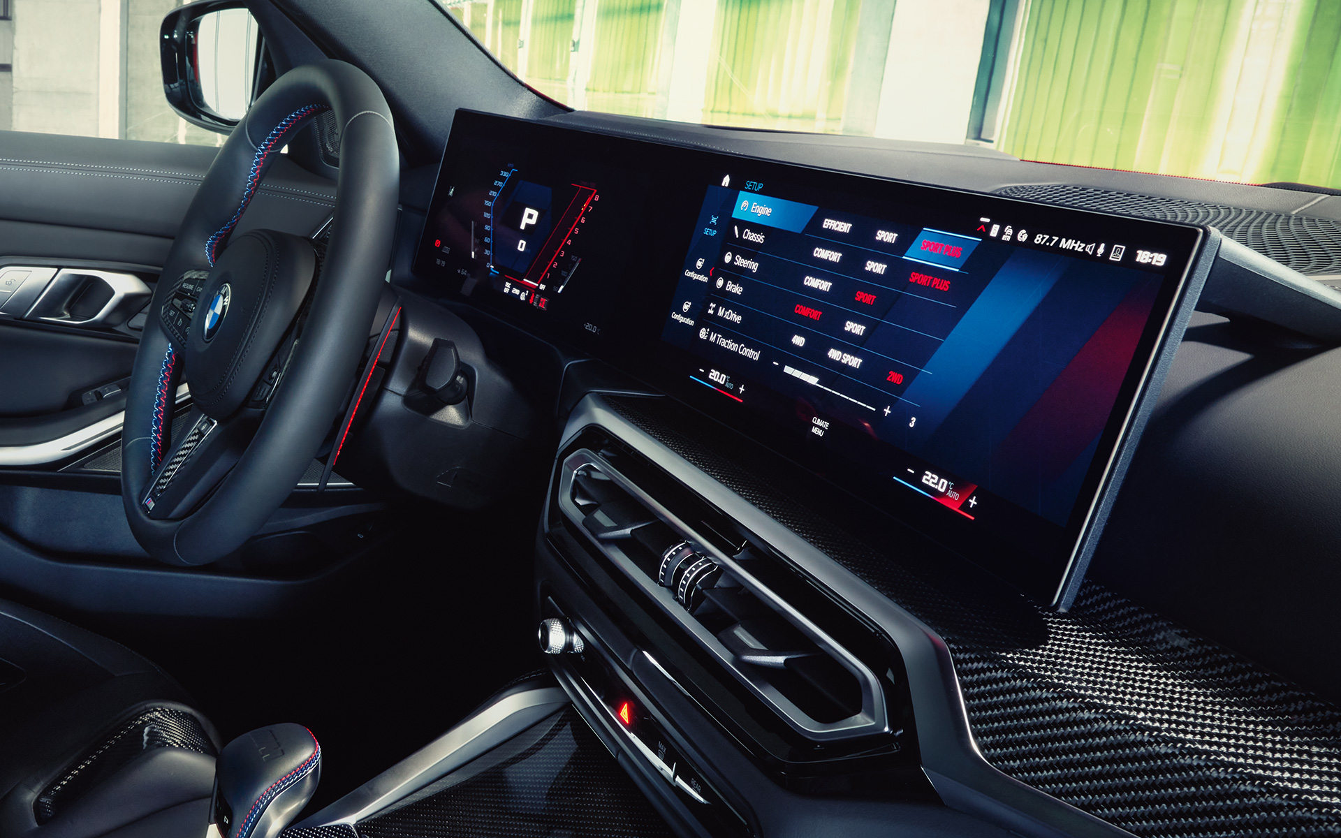 BMW Curved Display BMW M3 Competition Touring G81 BMW M3 Competition Touring G81 BMW Curved Display Interior