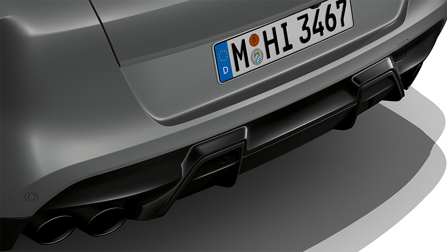 BMW X6 M Competition F96 2023 M sport exhaust system