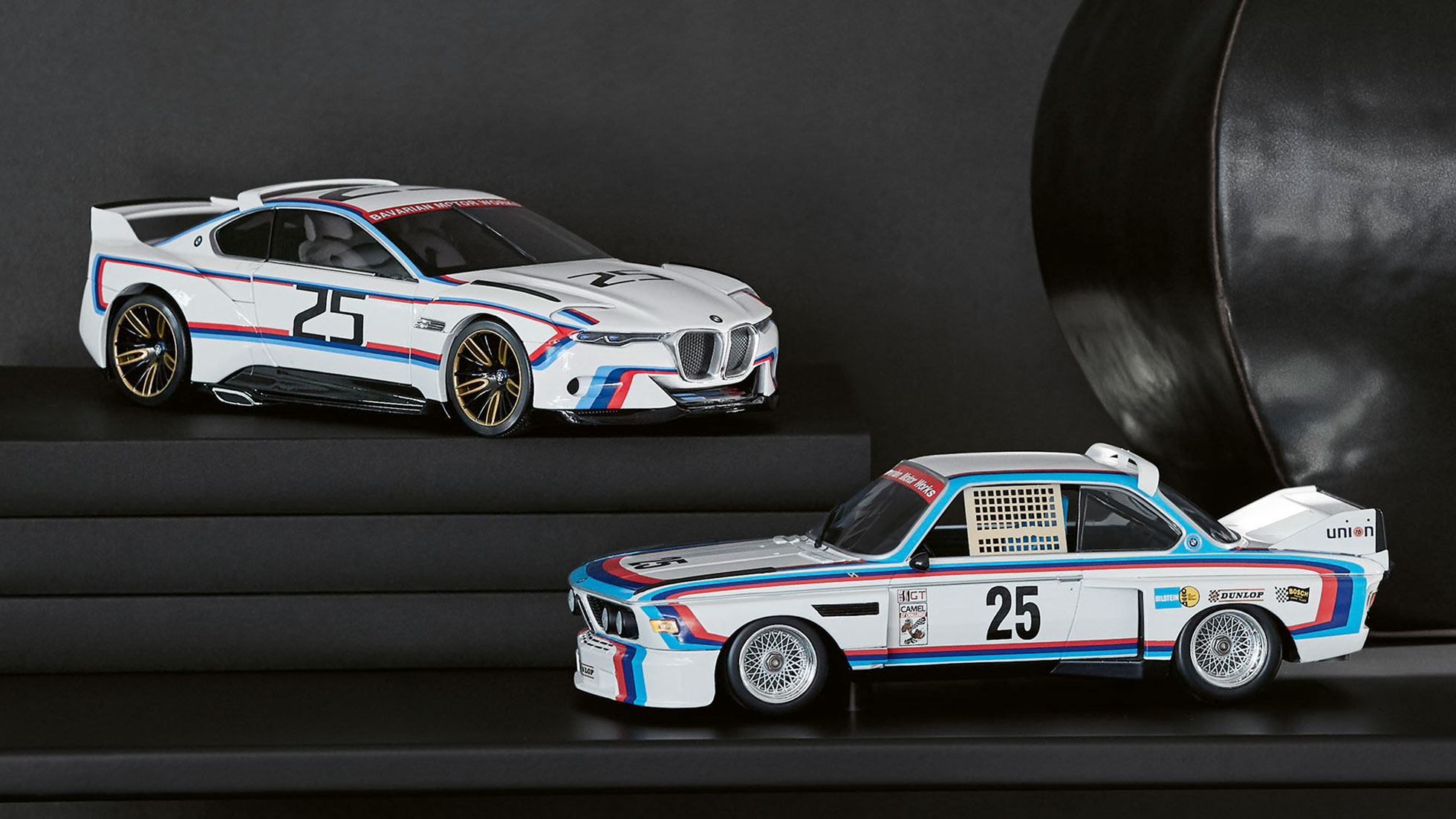 BMW Miniatures. The picture shows two BMW miniatures.