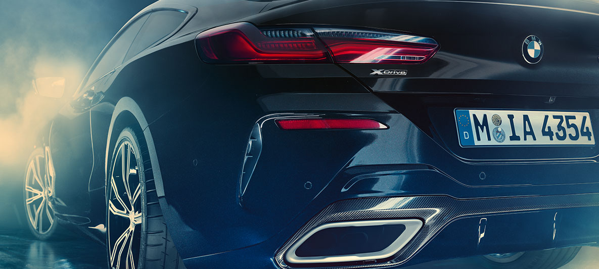 BMW Individual M850i NIGHT SKY, three-quarter rear The BMW Individual sport seats of the BMW Individual M850i NIGHT SKY in close up