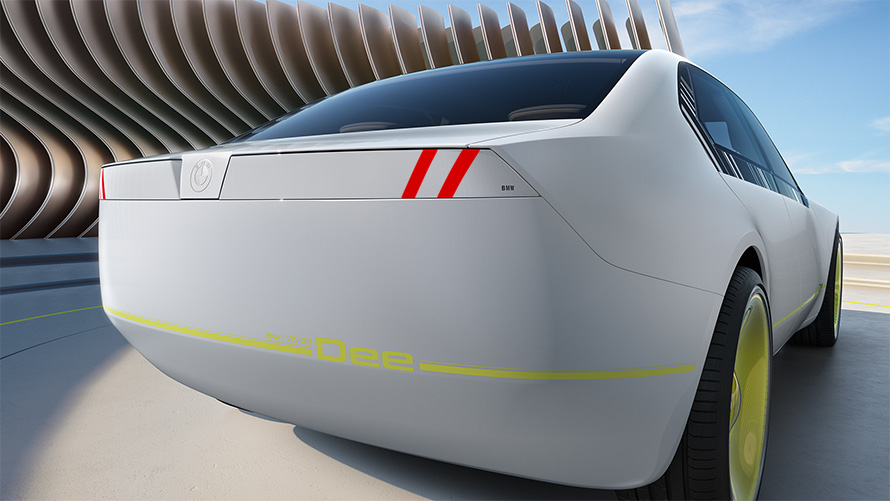 BMW i Vision Dee Vision vehicle exterior design rear view total