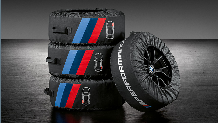 M Performance tyre bags BMW Autumn Winter Accessories M Performance tyre bags