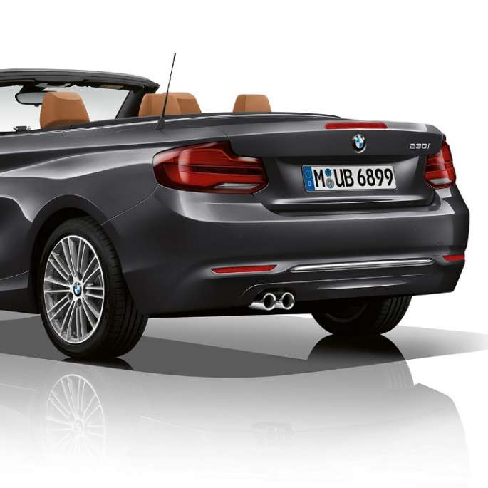 BMW 2 Series Convertible, Model Luxury Line three-quarter rear shot